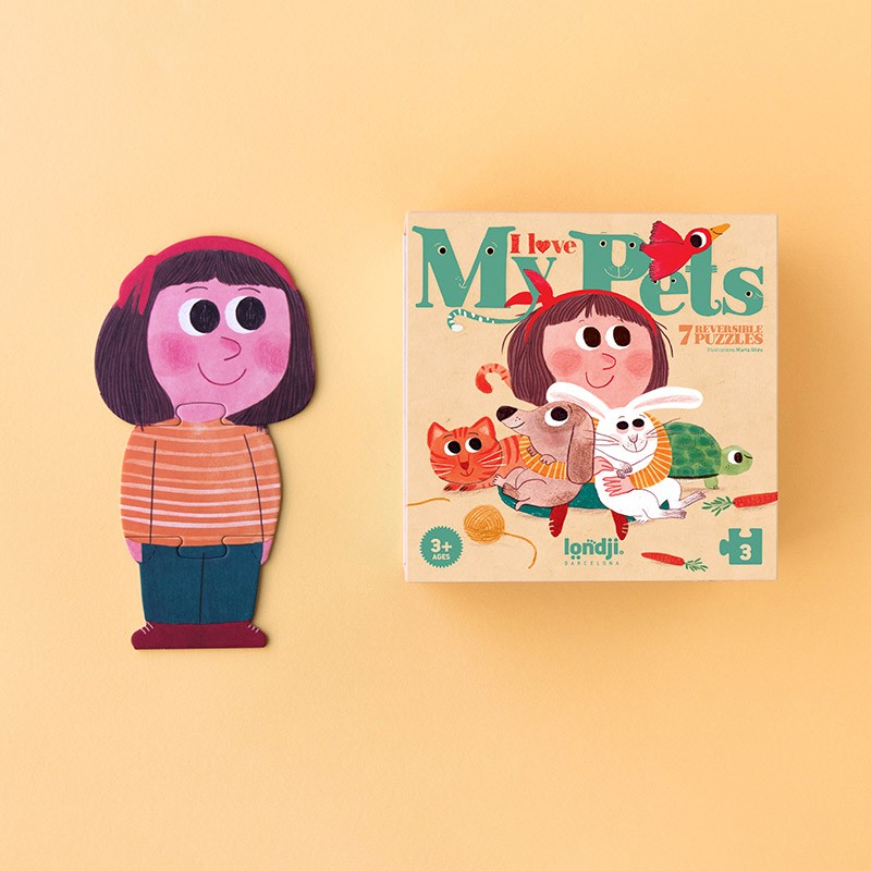 7 puzzles de mascotas